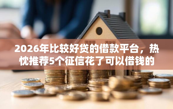 2026年比较好贷的借款平台，热忱推荐5个征信花了可以借钱的网贷平台