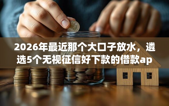 2026年最近那个大口子放水，遴选5个无视征信好下款的借款app