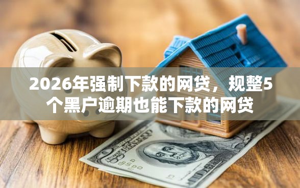 2026年强制下款的网贷，规整5个黑户逾期也能下款的网贷