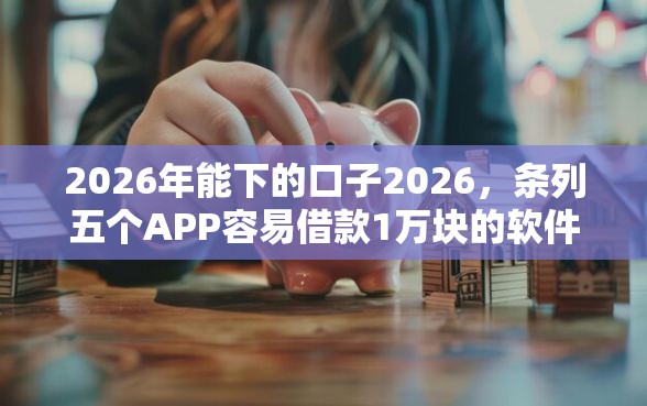 2026年能下的口子2026，条列五个APP容易借款1万块的软件