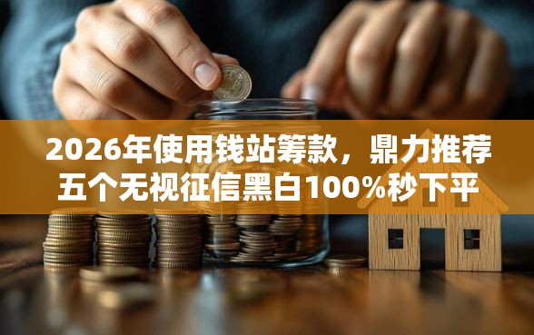 2026年使用钱站筹款，鼎力推荐五个无视征信黑白100%秒下平台