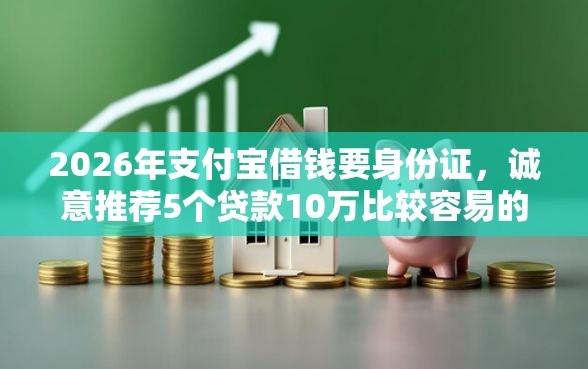 2026年支付宝借钱要身份证，诚意推荐5个贷款10万比较容易的口子
