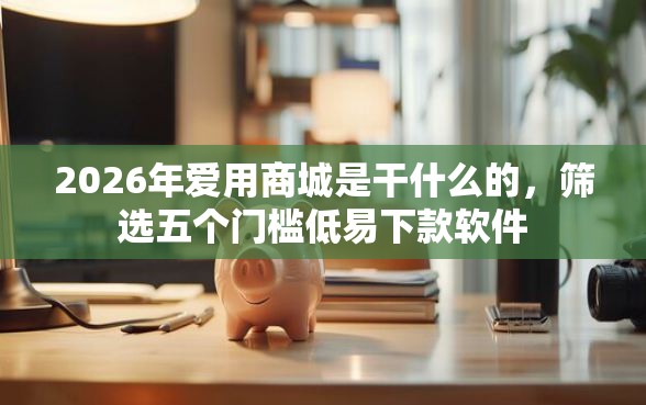 2026年爱用商城是干什么的,筛选五个门槛低易下款软件 2026年爱用商城是干什么的,筛选五个门槛低易下款软件