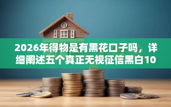 2026年得物是有黑花口子吗，详细阐述五个真正无视征信黑白100%秒下网贷
