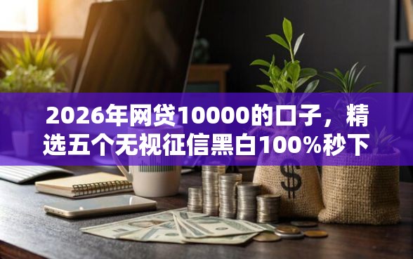 2026年网贷10000的口子，精选五个无视征信黑白100%秒下口子