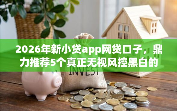 2026年新小贷app网贷口子，鼎力推荐5个真正无视风控黑白的网贷软件