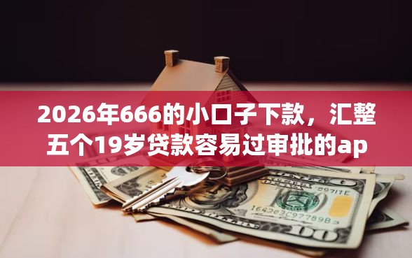 2026年666的小口子下款，汇整五个19岁贷款容易过审批的app