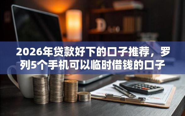 2026年贷款好下的口子推荐，罗列5个手机可以临时借钱的口子