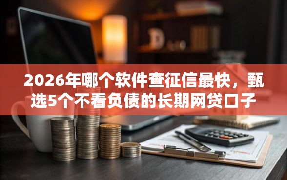 2026年哪个软件查征信最快，甄选5个不看负债的长期网贷口子