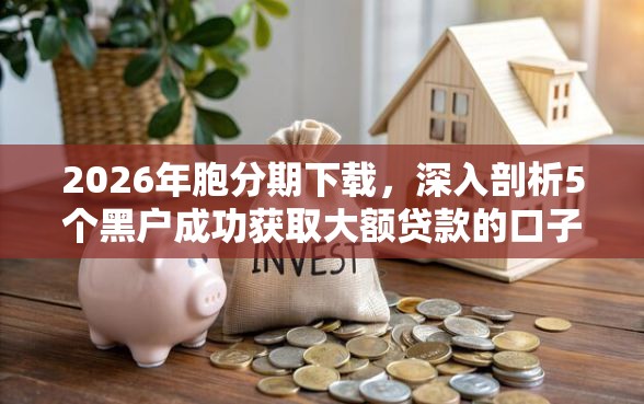 2026年胞分期下载，深入剖析5个黑户成功获取大额贷款的口子