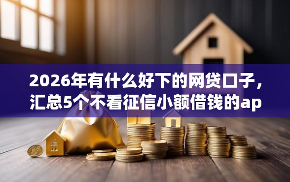2026年有什么好下的网贷口子，汇总5个不看征信小额借钱的app
