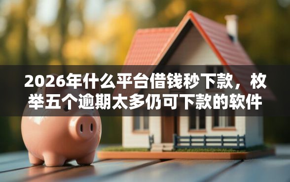 2026年什么平台借钱秒下款，枚举五个逾期太多仍可下款的软件