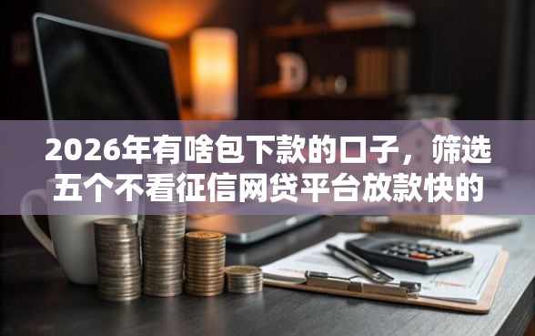2026年有啥包下款的口子，筛选五个不看征信网贷平台放款快的平台