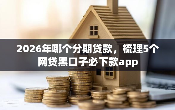 2026年哪个分期贷款，梳理5个网贷黑口子必下款app