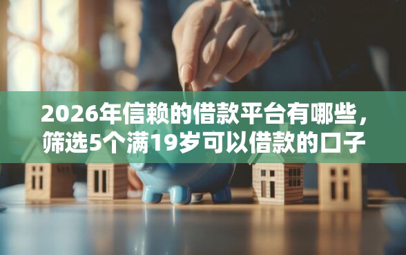 2026年信赖的借款平台有哪些，筛选5个满19岁可以借款的口子