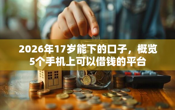 2026年17岁能下的口子，概览5个手机上可以借钱的平台