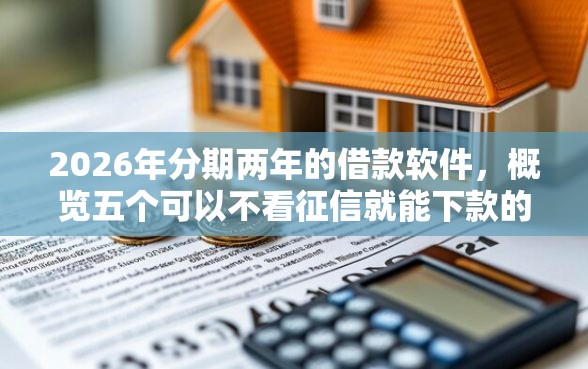 2026年分期两年的借款软件，概览五个可以不看征信就能下款的口子