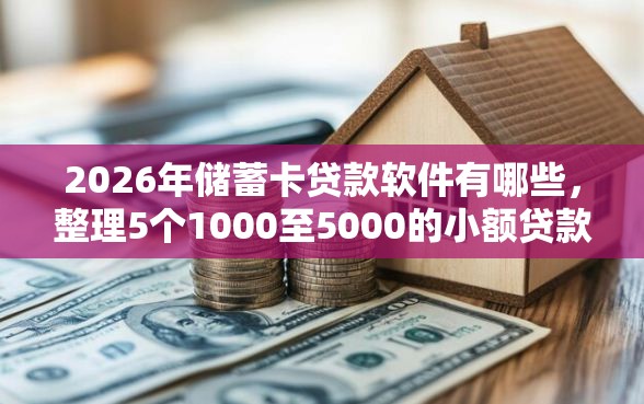 2026年储蓄卡贷款软件有哪些，整理5个1000至5000的小额贷款口子