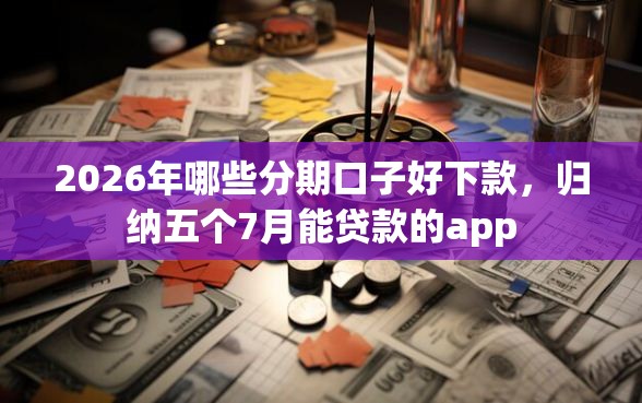 2026年哪些分期口子好下款，归纳五个7月能贷款的app