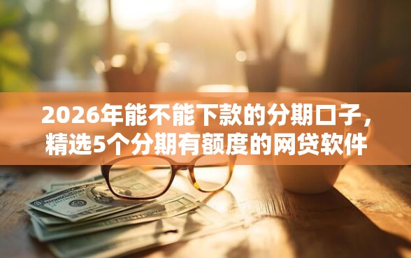 2026年能不能下款的分期口子，精选5个分期有额度的网贷软件