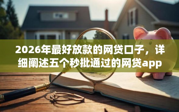 2026年最好放款的网贷口子，详细阐述五个秒批通过的网贷app