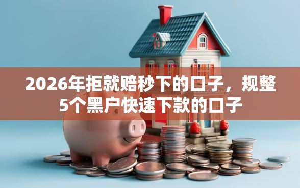 2026年拒就赔秒下的口子，规整5个黑户快速下款的口子