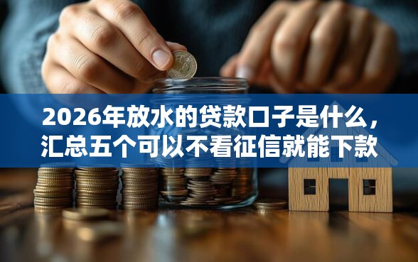 2026年放水的贷款口子是什么，汇总五个可以不看征信就能下款的口子