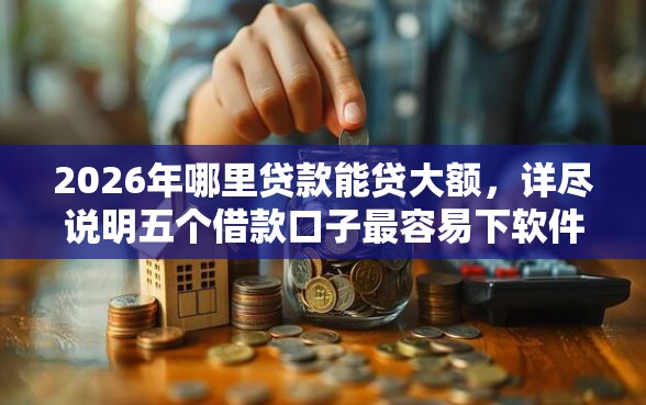 2026年哪里贷款能贷大额，详尽说明五个借款口子最容易下软件