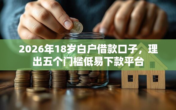 2026年18岁白户借款口子，理出五个门槛低易下款平台