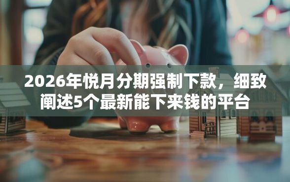 2026年悦月分期强制下款，细致阐述5个最新能下来钱的平台