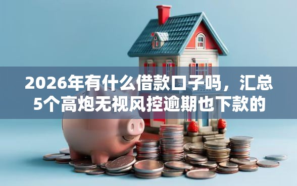 2026年有什么借款口子吗，汇总5个高炮无视风控逾期也下款的口子