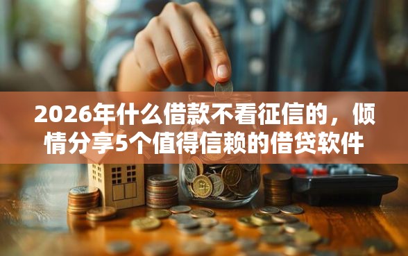 2026年什么借款不看征信的，倾情分享5个值得信赖的借贷软件