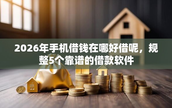 2026年手机借钱在哪好借呢，规整5个靠谱的借款软件