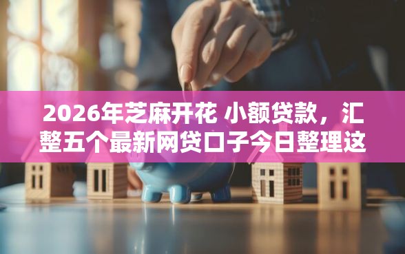 2026年芝麻开花 小额贷款，汇整五个最新网贷口子今日整理这五个口子