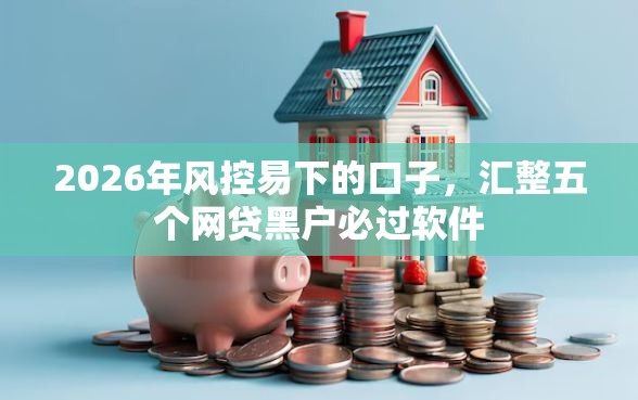 2026年风控易下的口子，汇整五个网贷黑户必过软件