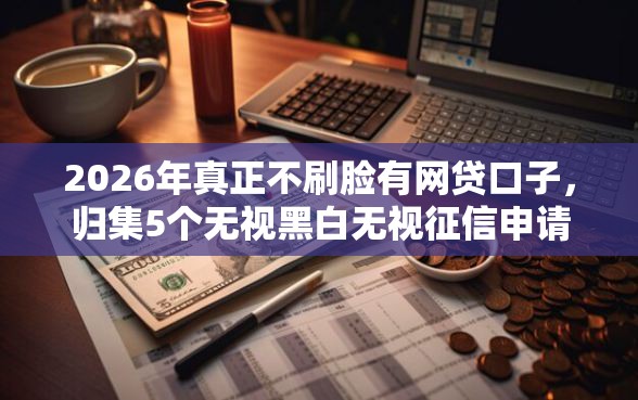 2026年真正不刷脸有网贷口子，归集5个无视黑白无视征信申请就下款的平台