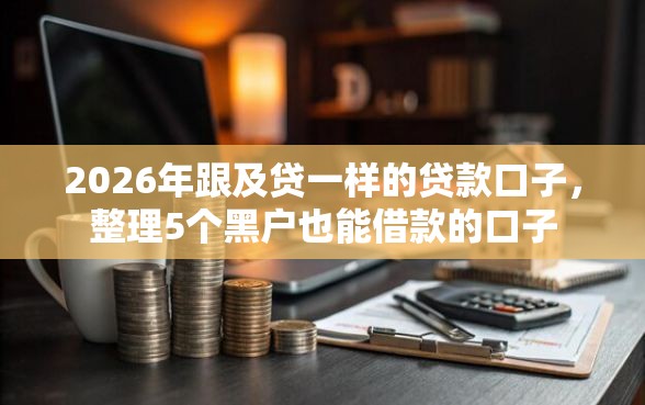 2026年跟及贷一样的贷款口子，整理5个黑户也能借款的口子