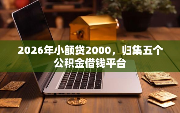 2026年小额贷2000，归集五个公积金借钱平台