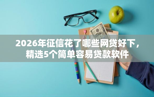 2026年征信花了哪些网贷好下，精选5个简单容易贷款软件