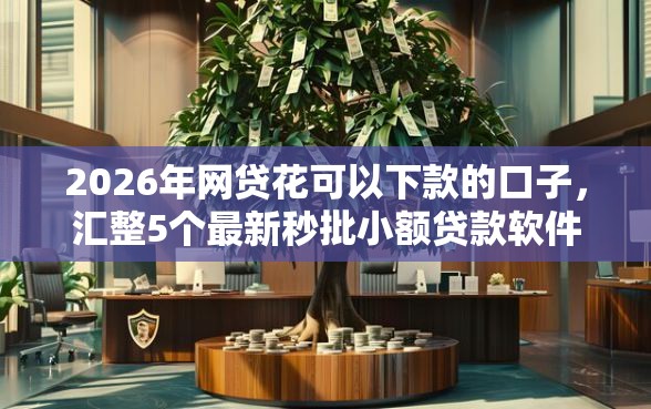 2026年网贷花可以下款的口子，汇整5个最新秒批小额贷款软件