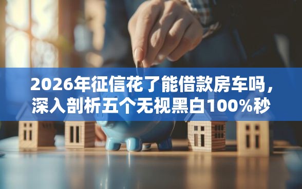 2026年征信花了能借款房车吗,深入剖析五个无视黑白100%秒下网贷软件 2026年征信花了能借款房车吗,深入剖析五个无视黑白100%秒下网贷软件