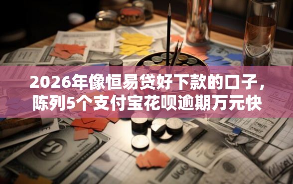 2026年像恒易贷好下款的口子，陈列5个支付宝花呗逾期万元快速贷款平台