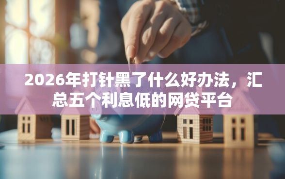 2026年打针黑了什么好办法，汇总五个利息低的网贷平台