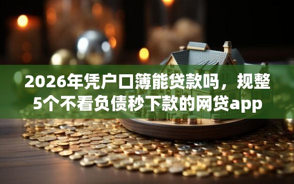 2026年凭户口簿能贷款吗，规整5个不看负债秒下款的网贷app