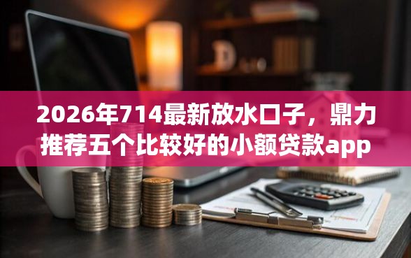 2026年714最新放水口子，鼎力推荐五个比较好的小额贷款app