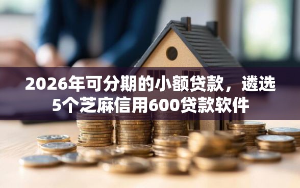 2026年可分期的小额贷款，遴选5个芝麻信用600贷款软件