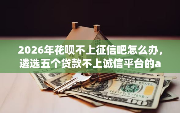 2026年花呗不上征信吧怎么办，遴选五个贷款不上诚信平台的app