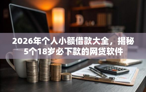 2026年个人小额借款大全，揭秘5个18岁必下款的网贷软件
