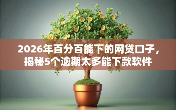 2026年百分百能下的网贷口子，揭秘5个逾期太多能下款软件