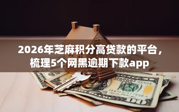 2026年芝麻积分高贷款的平台，梳理5个网黑逾期下款app